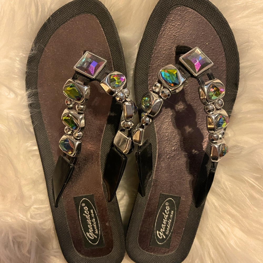 Grandco jeweled sandal